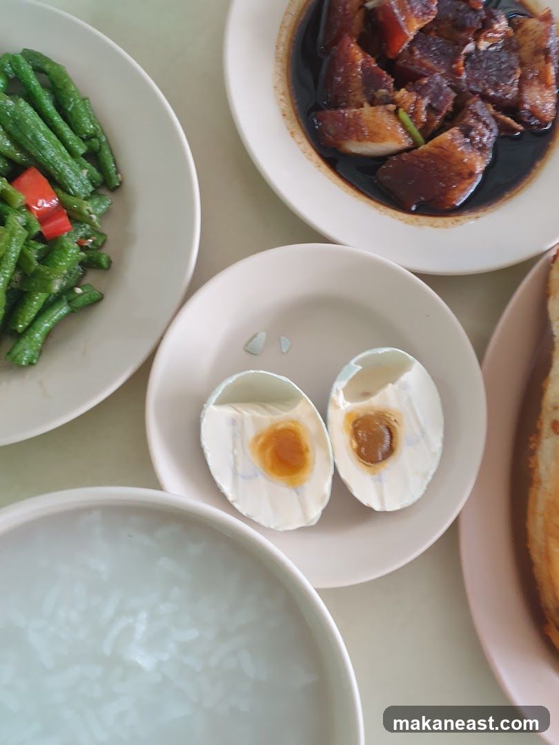 Table with various dishes