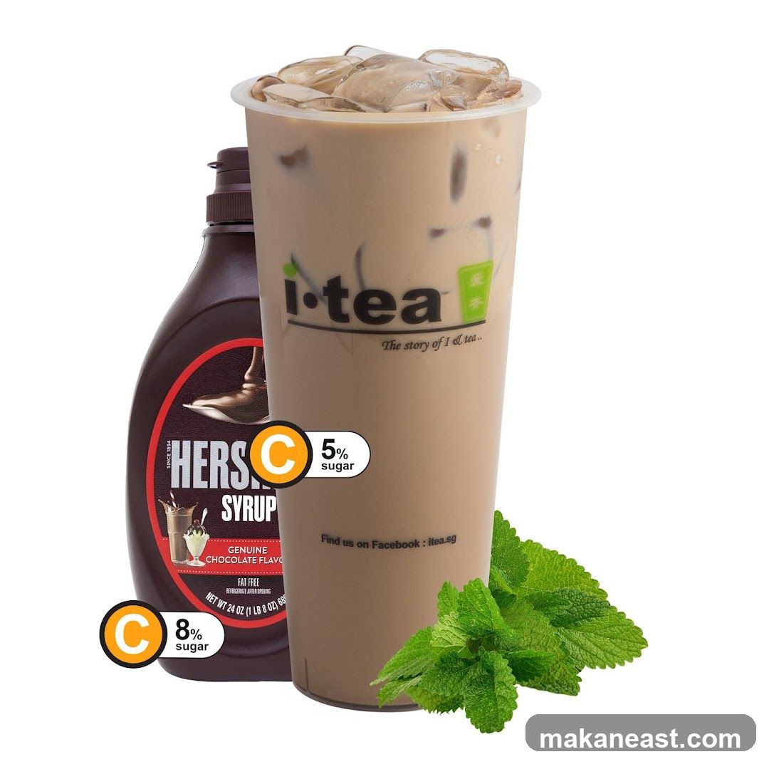 I-Tea Chocolate Drink with Hershey's Syrup