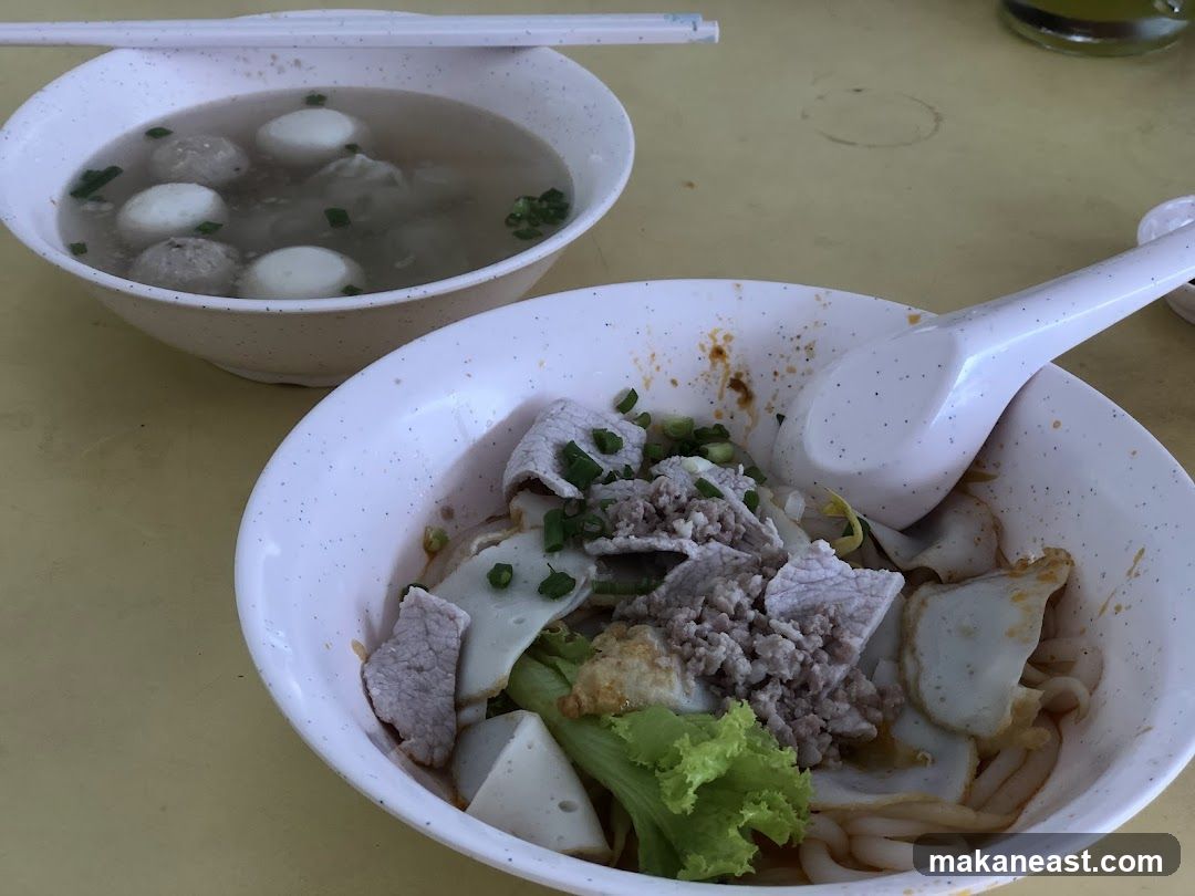Noodles and Fishball Soup