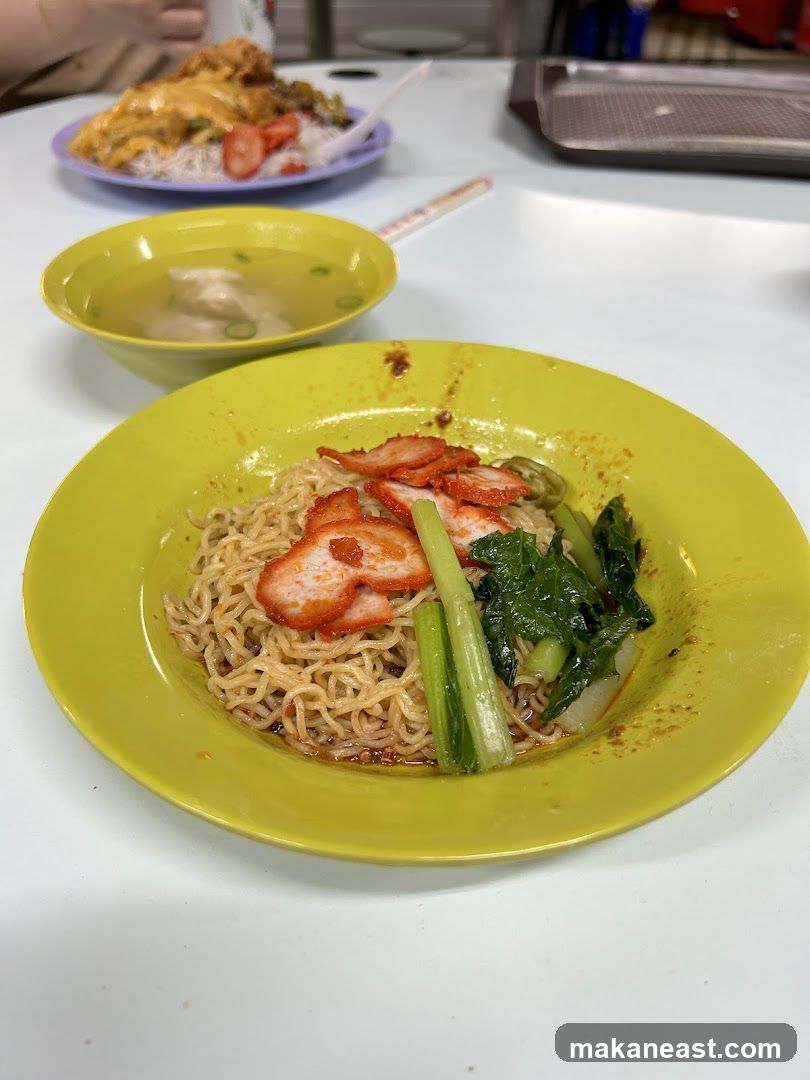 Noodles with Char Siu and Greens