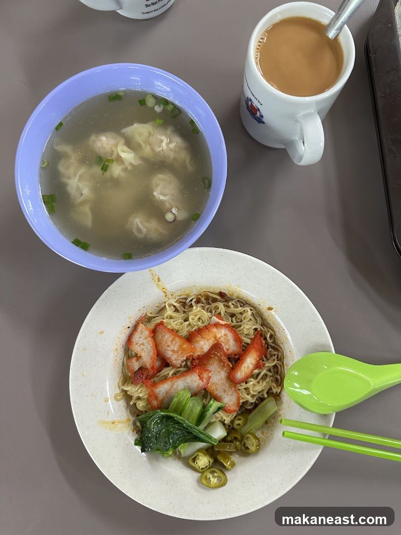 Noodles with Char Siu and Wontons