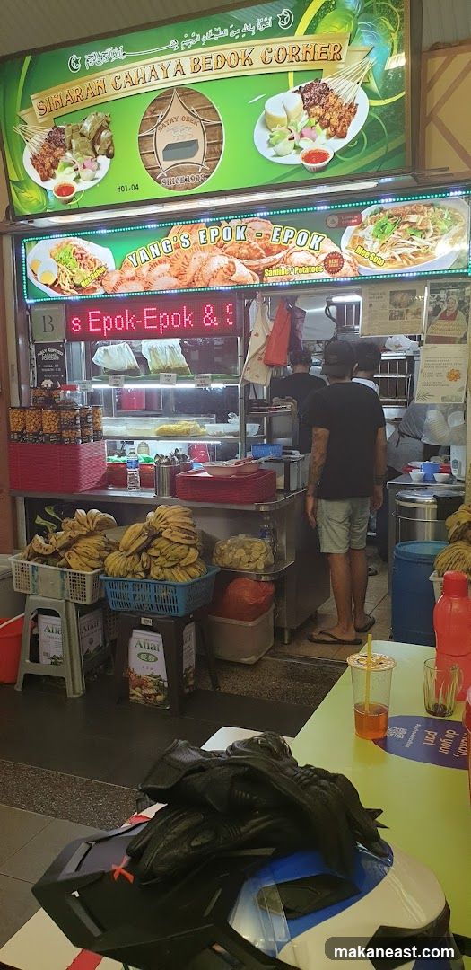 Food Stall with Satay and Epok-Epok