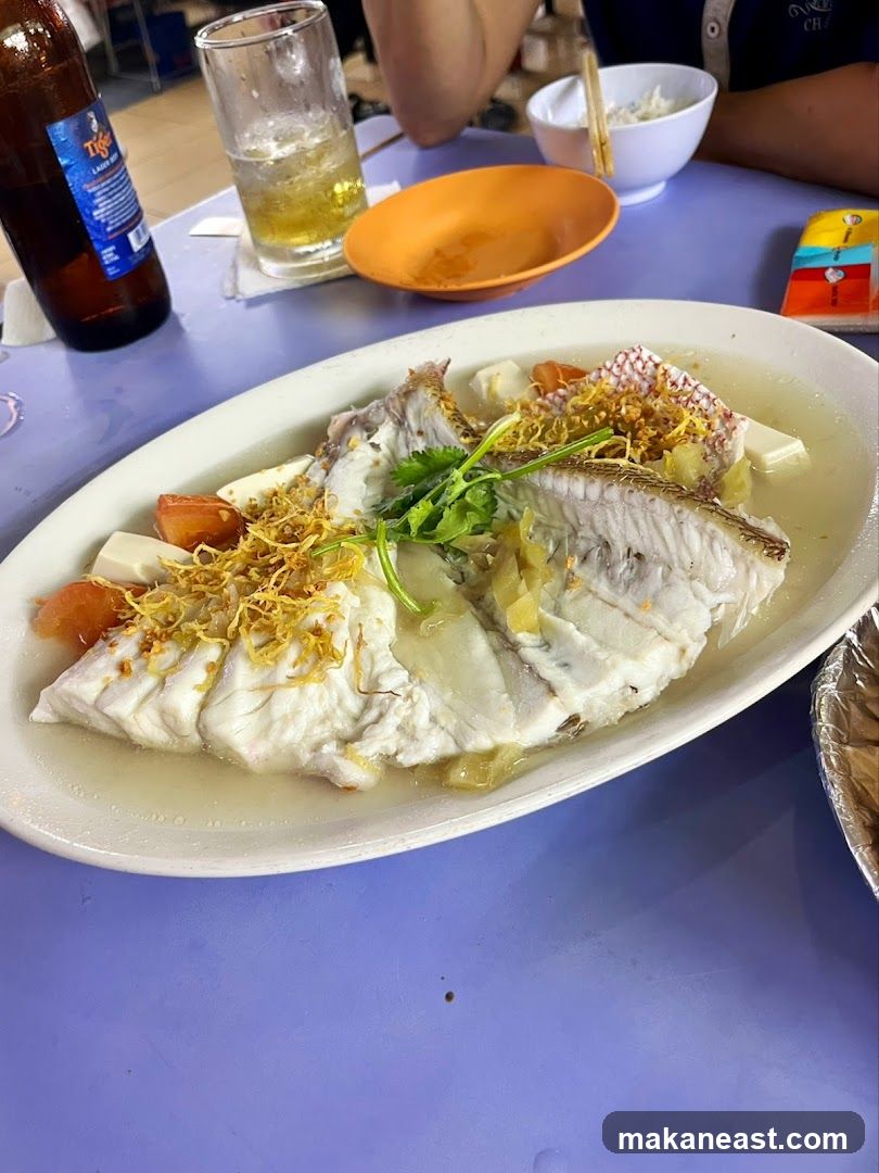 Steamed Fish Dish