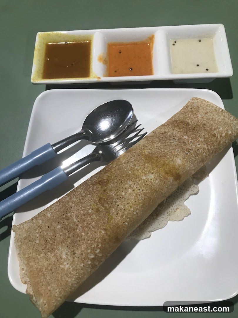 Dosa with Chutneys