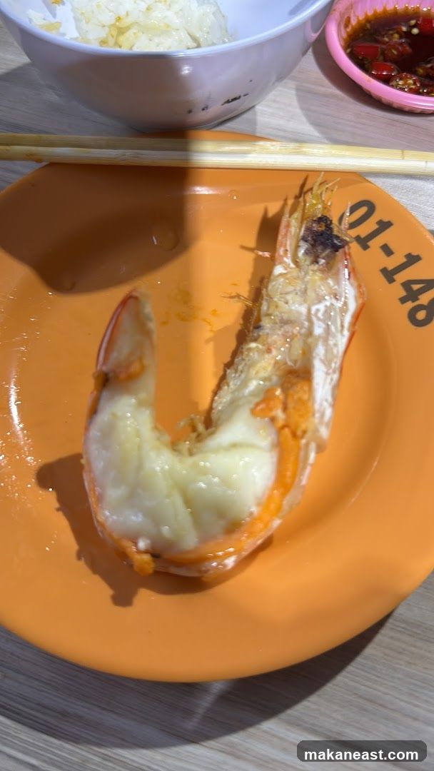 Cooked Shrimp on Plate