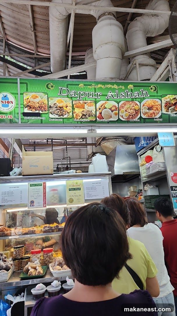 Food Stall with Menu and Food Display