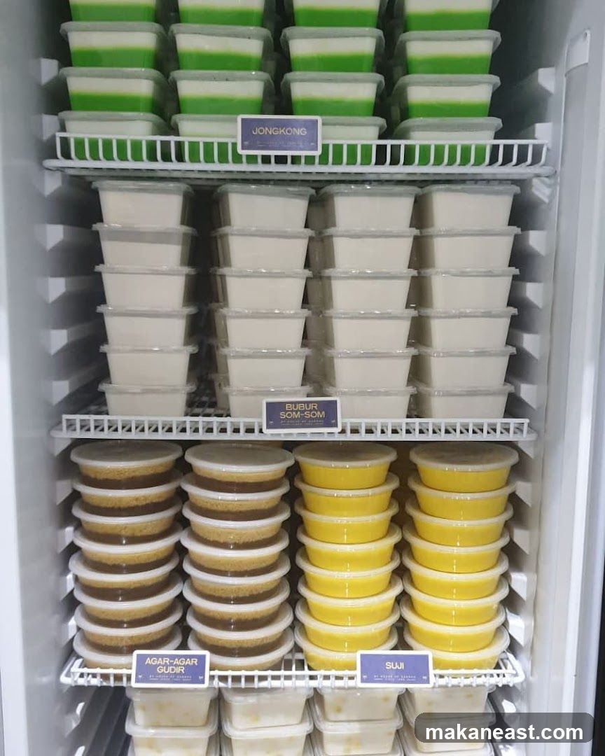Desserts in a Refrigerator