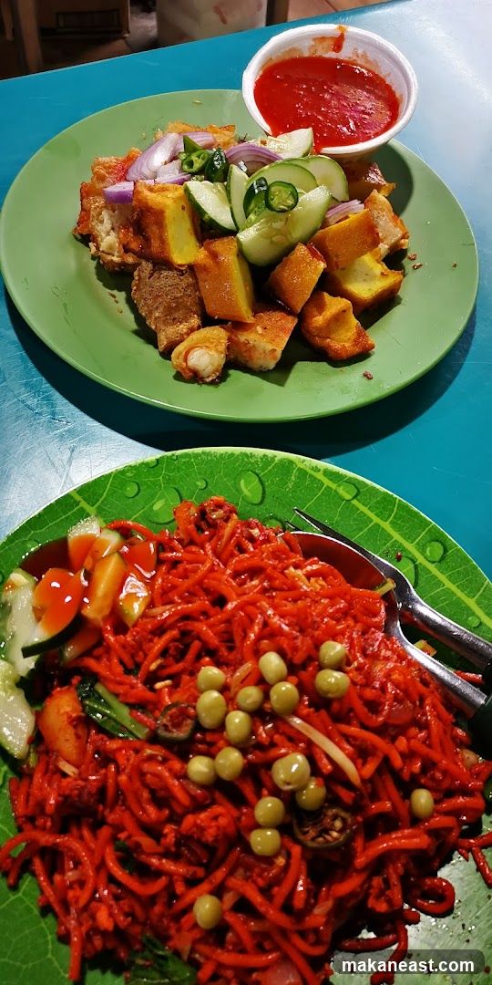 Two plates of food