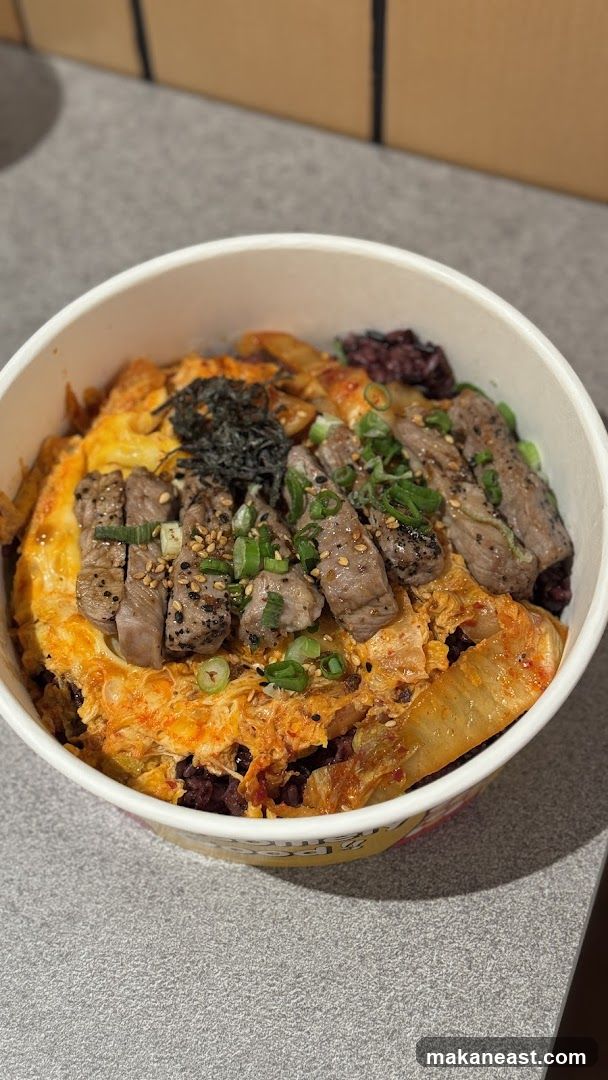 Beef and Kimchi Rice Bowl
