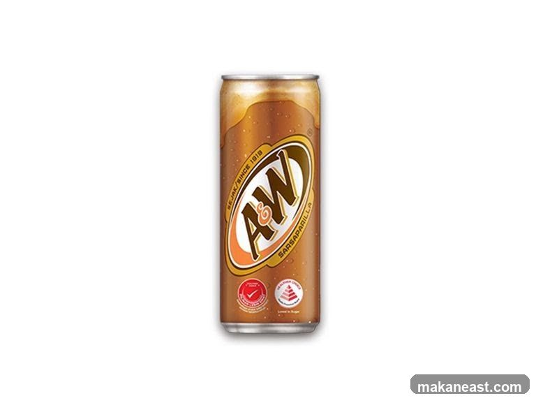A&W Sarsaparilla Can