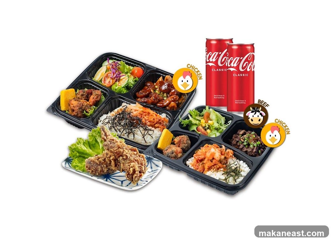 Meal Boxes with Coca-Cola