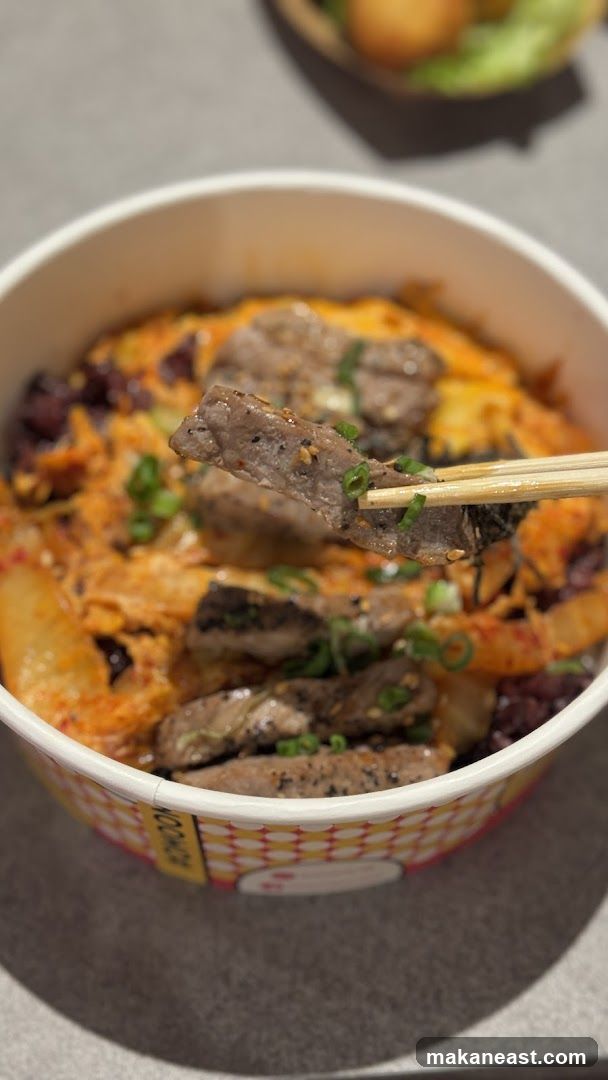 Beef and Kimchi Bowl