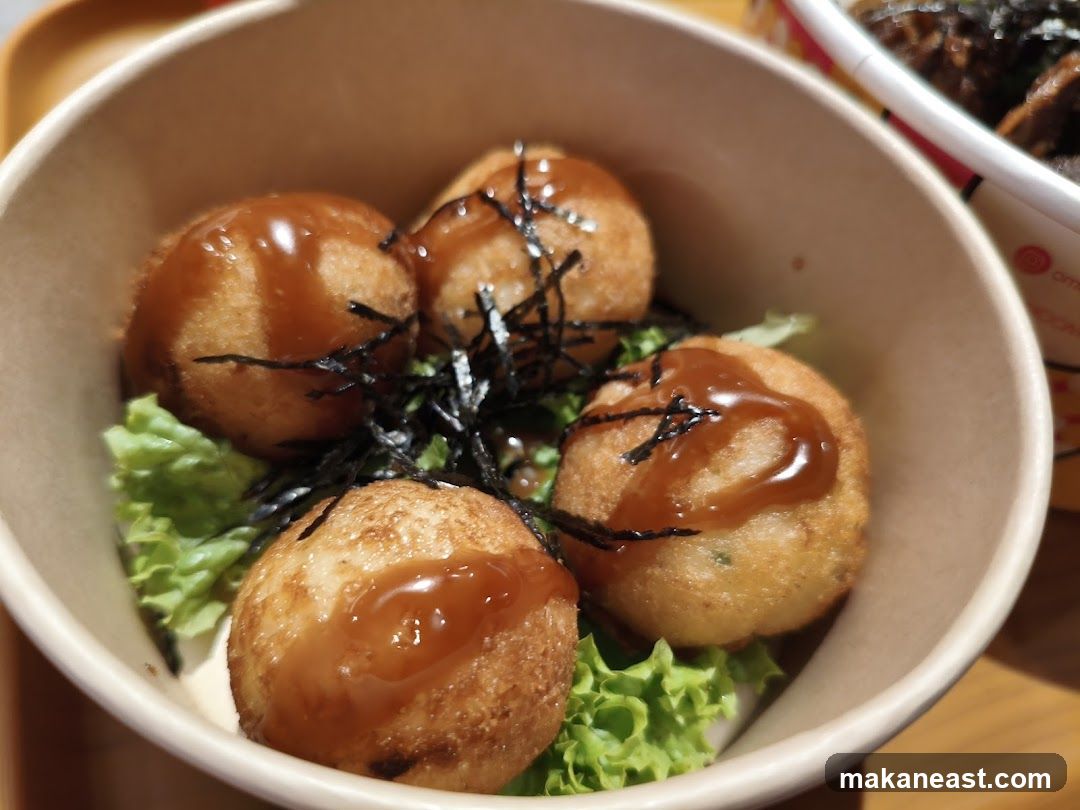 Takoyaki in a Bowl
