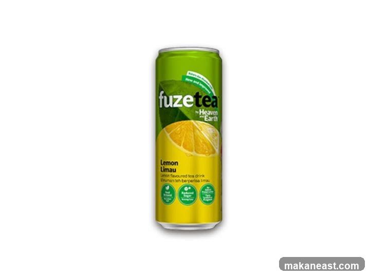 Fuze Tea Lemon Limau Can