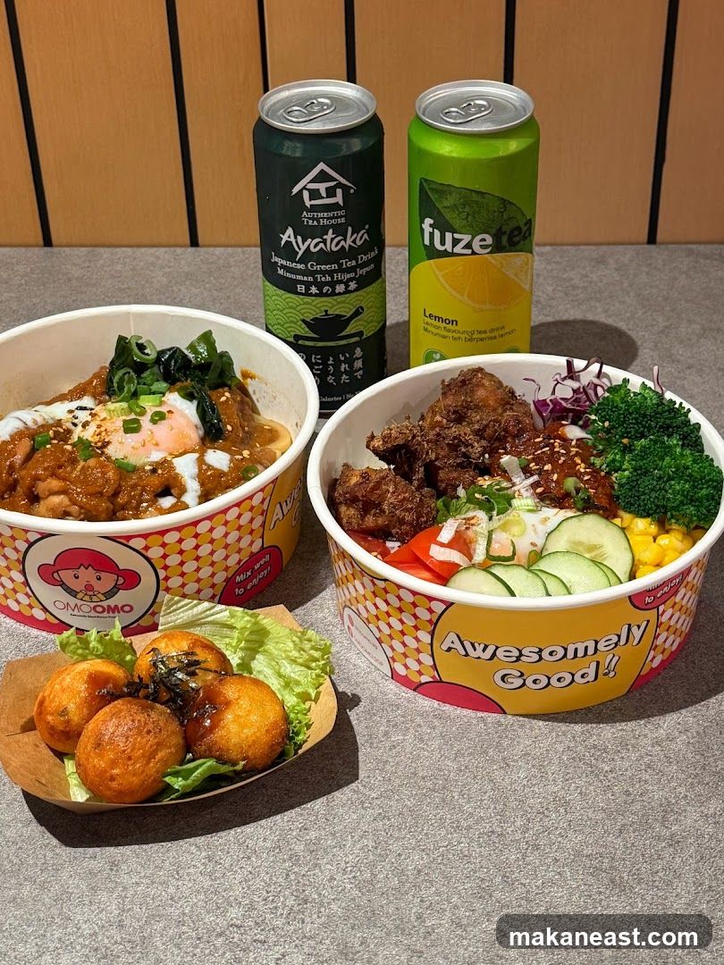 Omoomo Food Bowls and Drinks