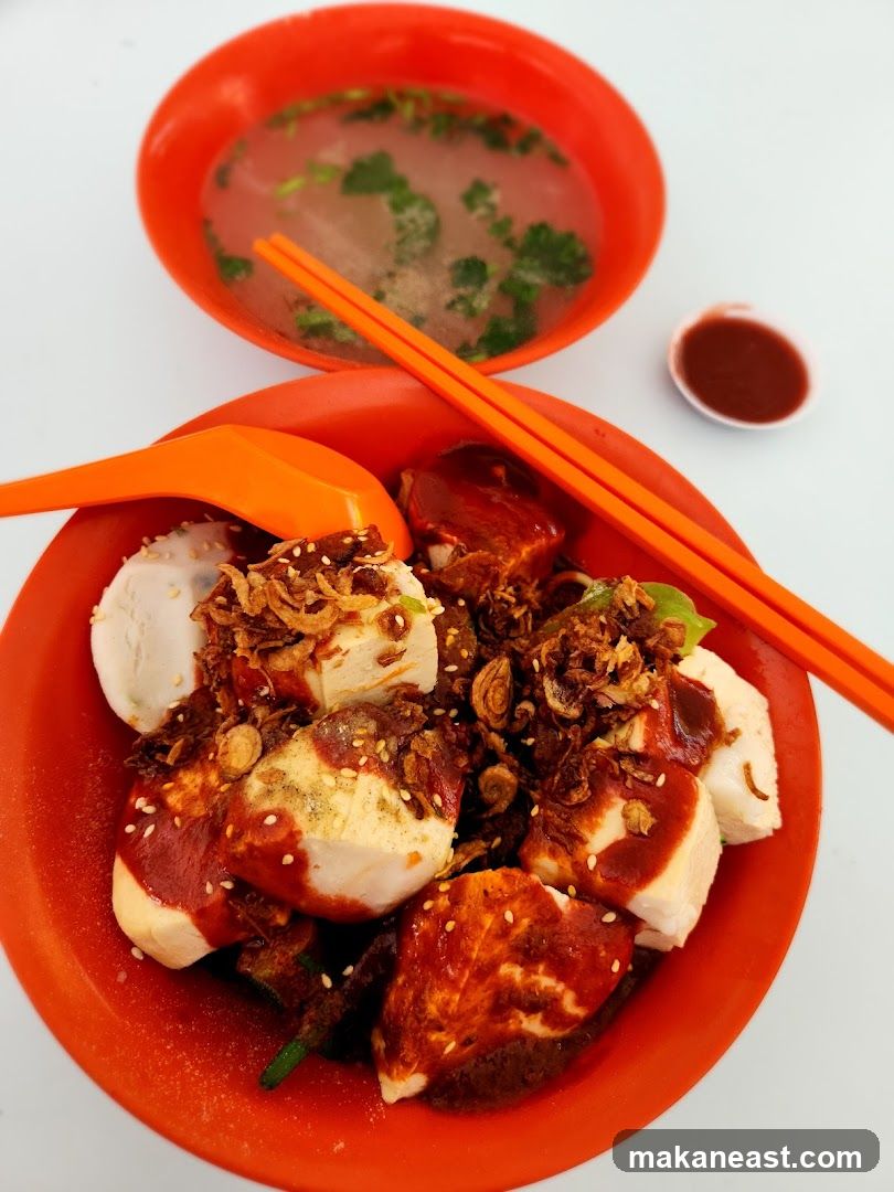Tofu and Meat Dish with Soup