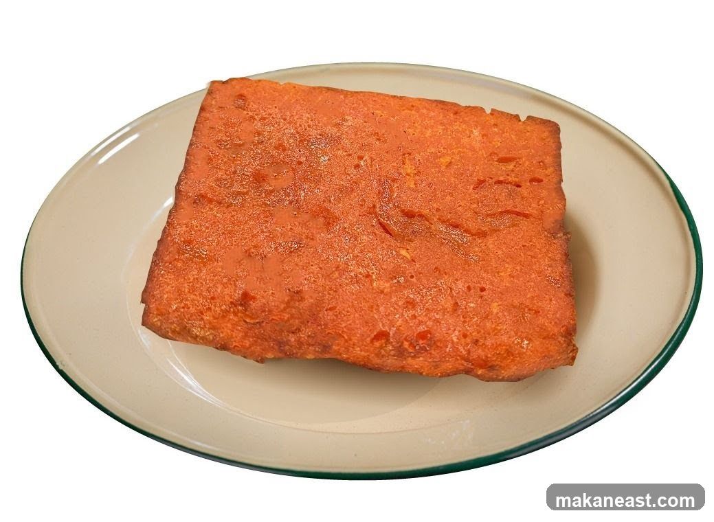 Fried Spam on a Plate