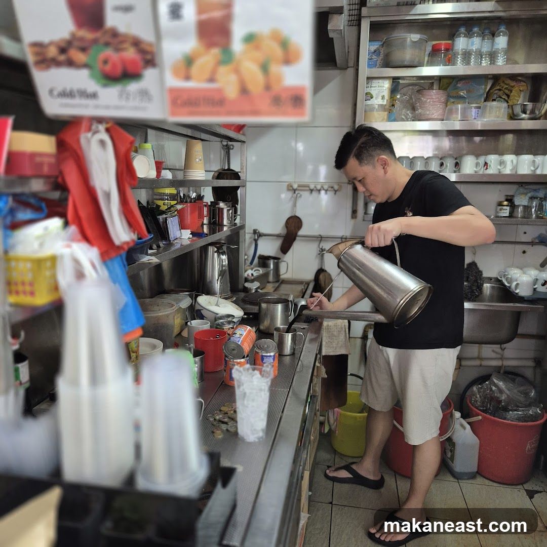 Man preparing a drink