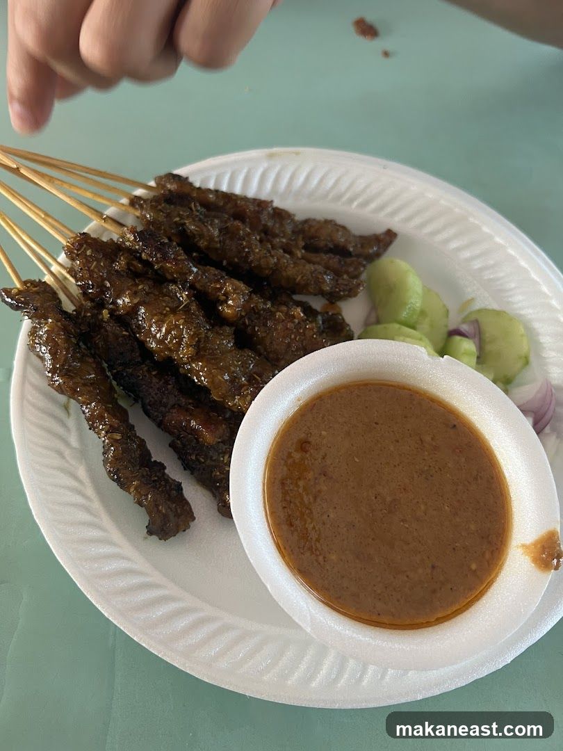Satay Skewers with Peanut Sauce