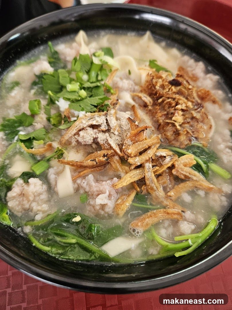 Minced Pork Noodle Soup