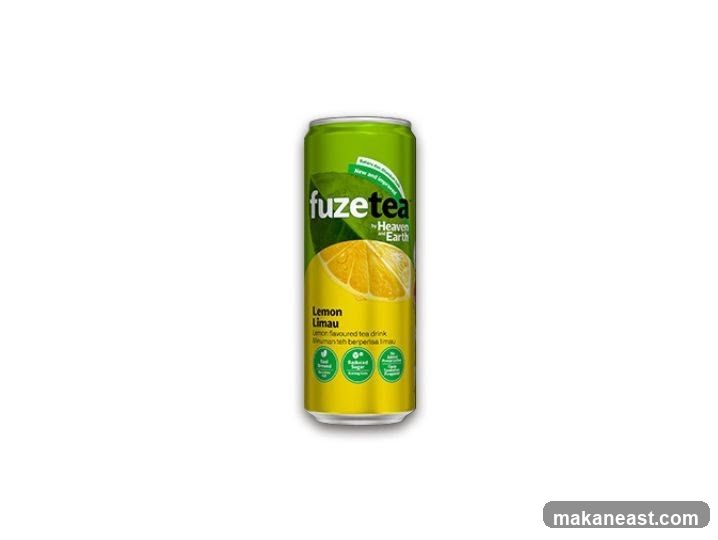 Fuze Tea Lemon Limau Can