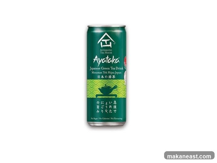 Ayataka Japanese Green Tea Drink Can