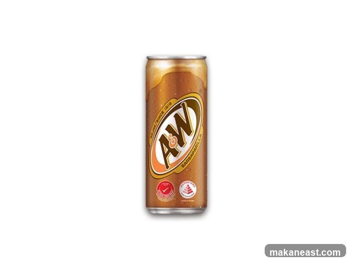 A&W Sarsaparilla Can