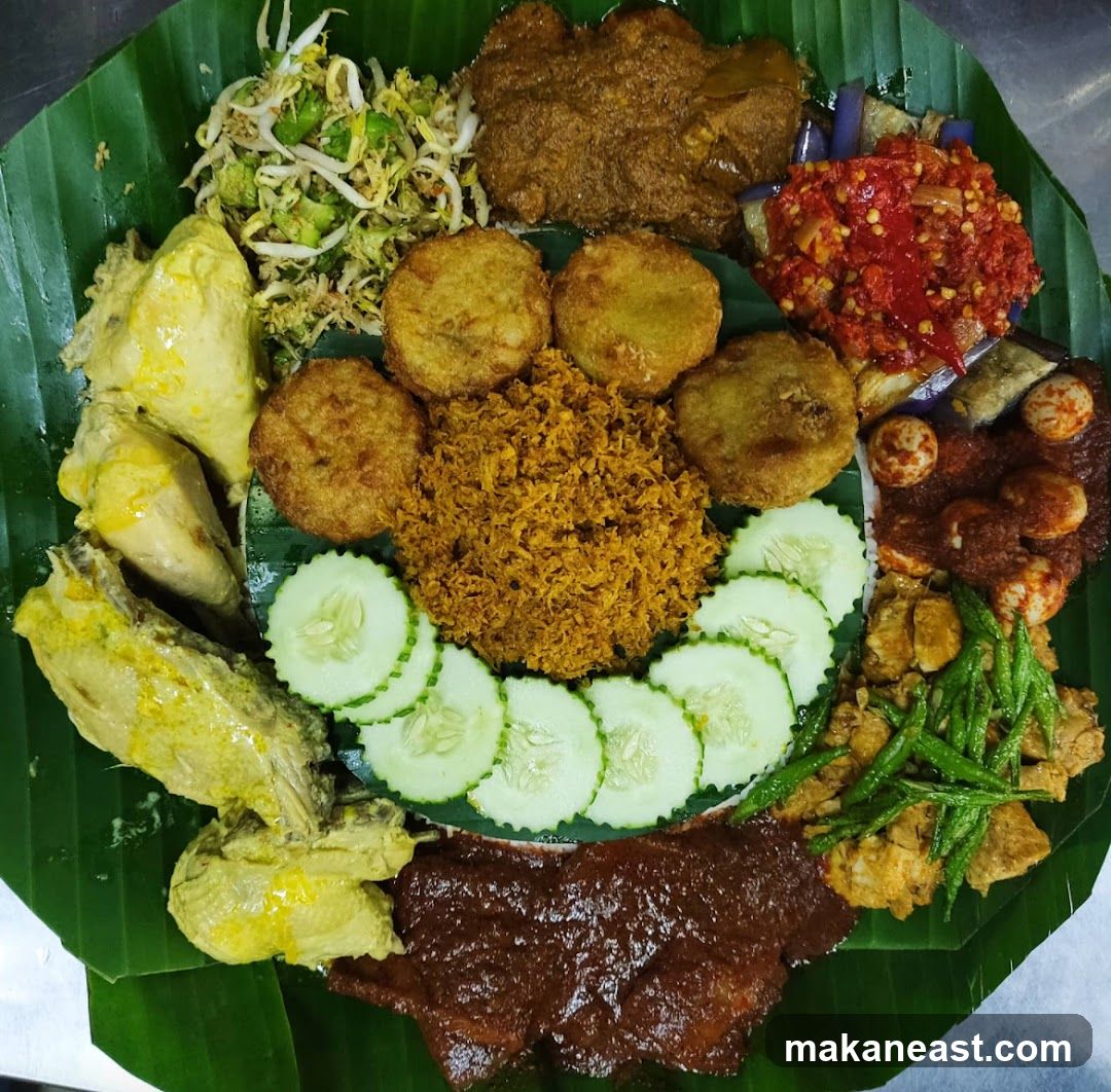 Platter of Malaysian Cuisine