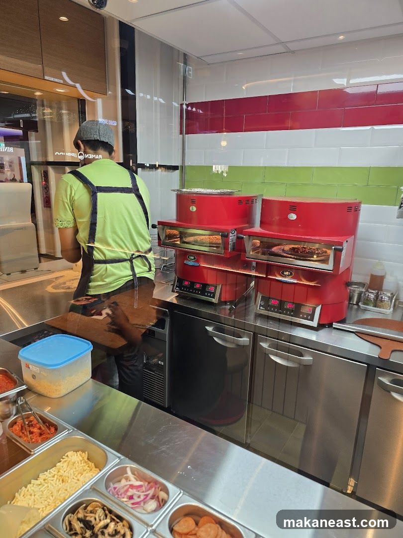 Pizza Preparation Area