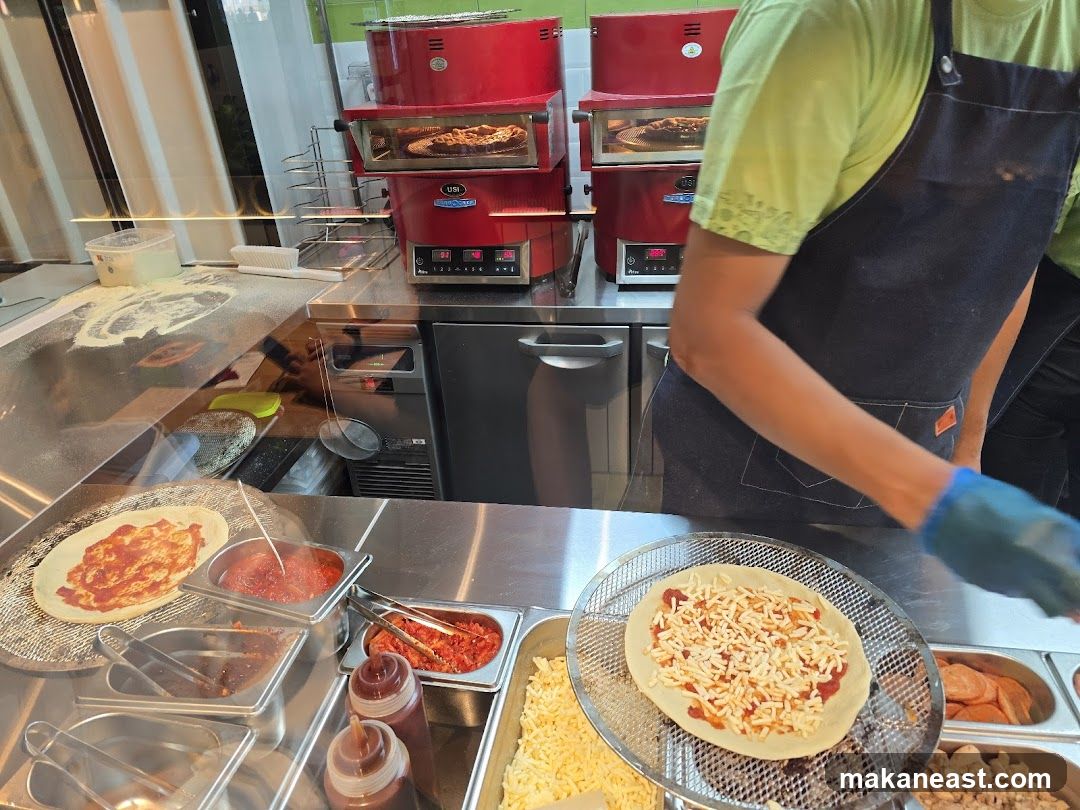 Pizza Preparation Area