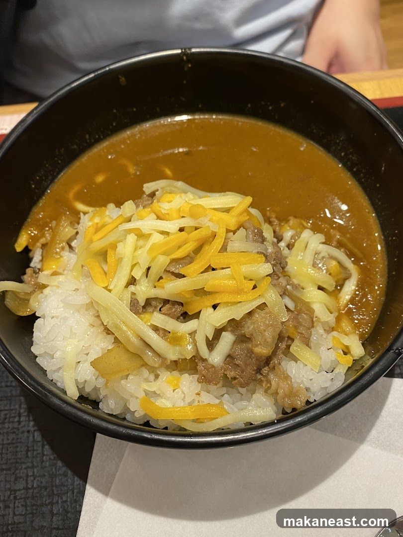 Curry Rice with Cheese