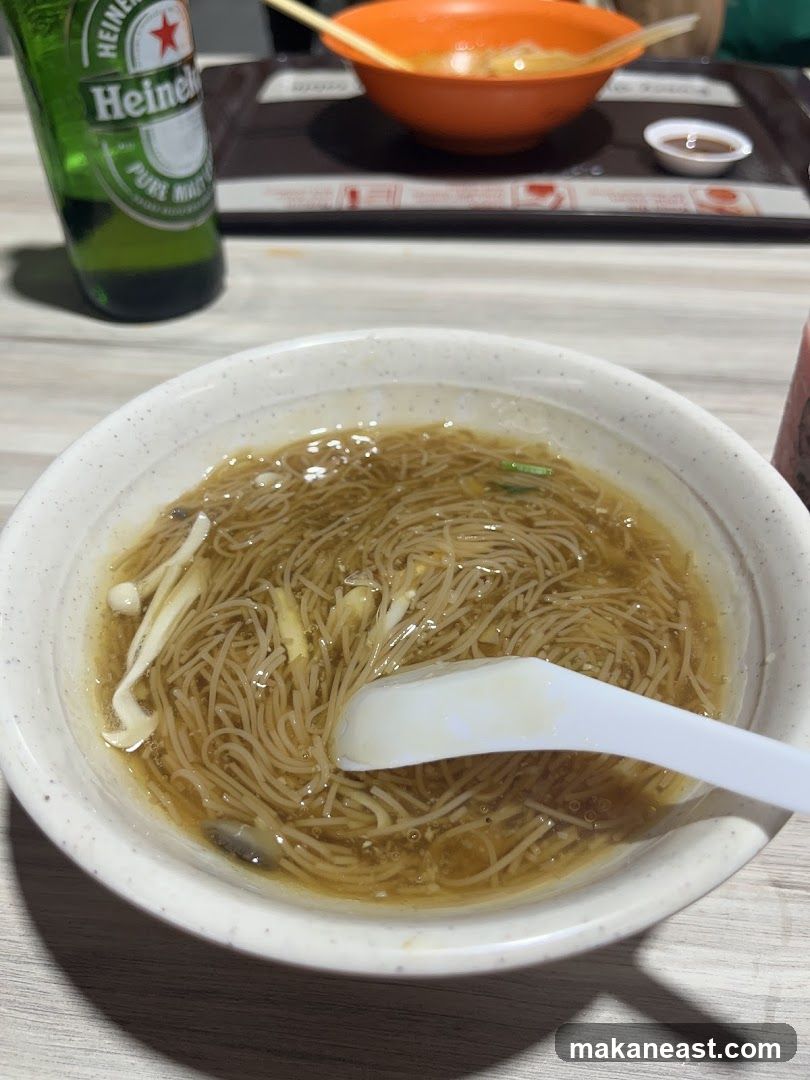 Noodle Soup and Beer