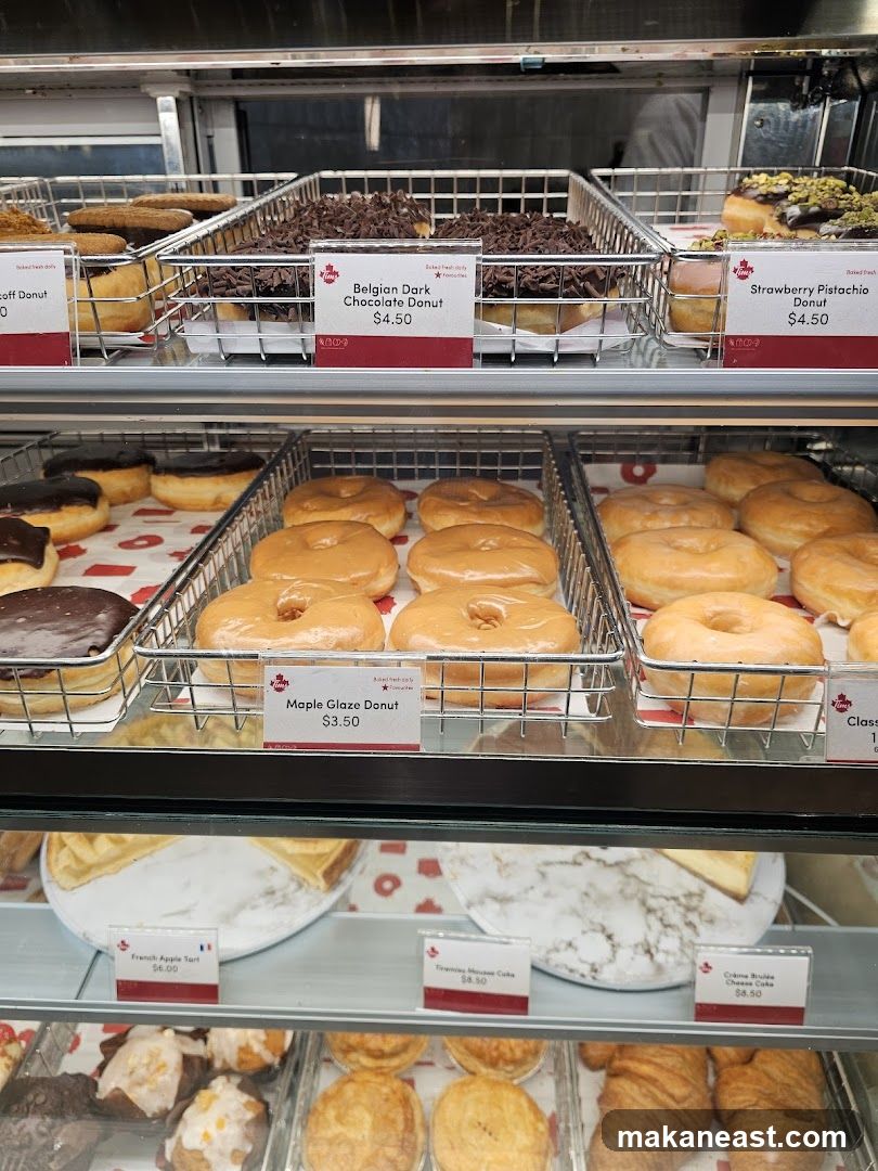 Donuts and Pastries Display
