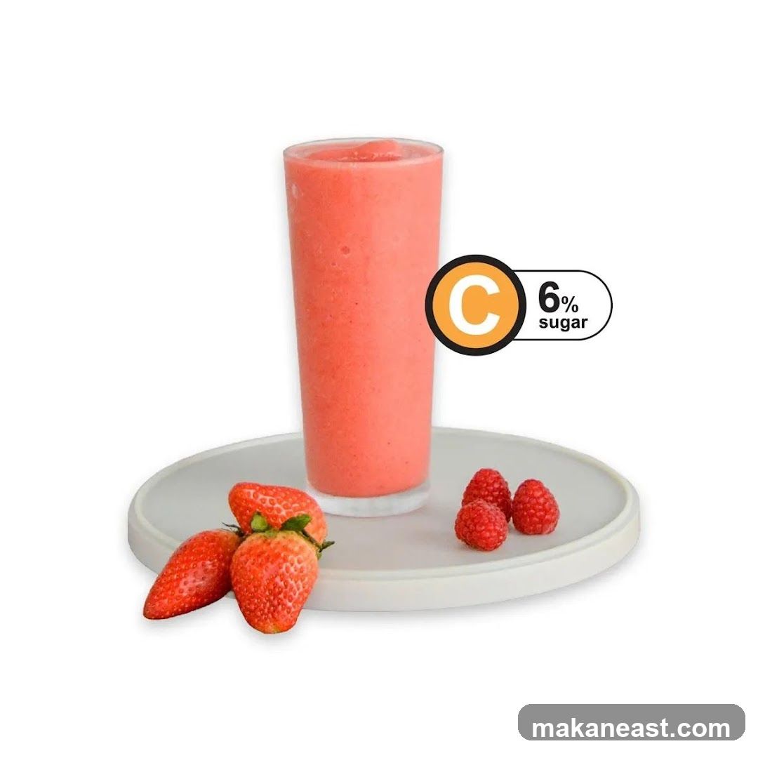 Strawberry and Raspberry Smoothie