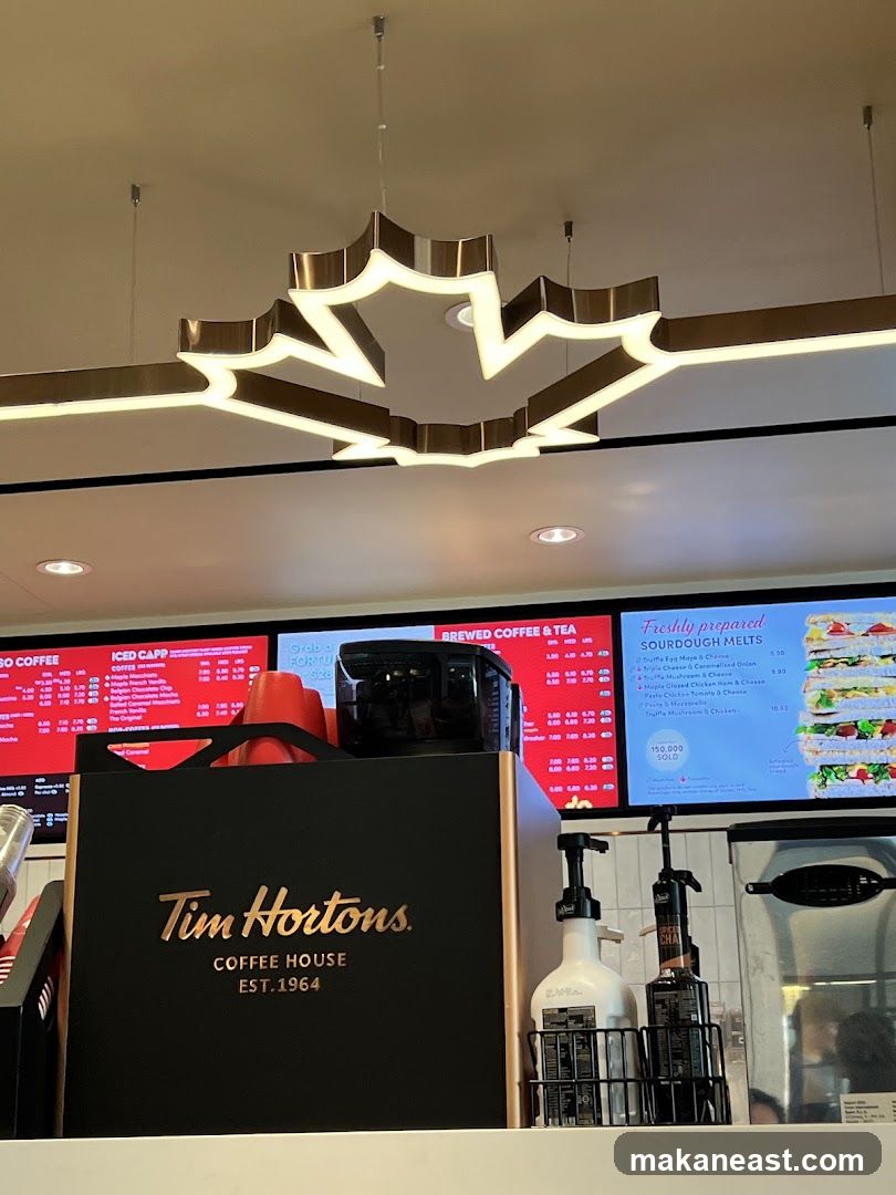 Tim Hortons Coffee House Counter