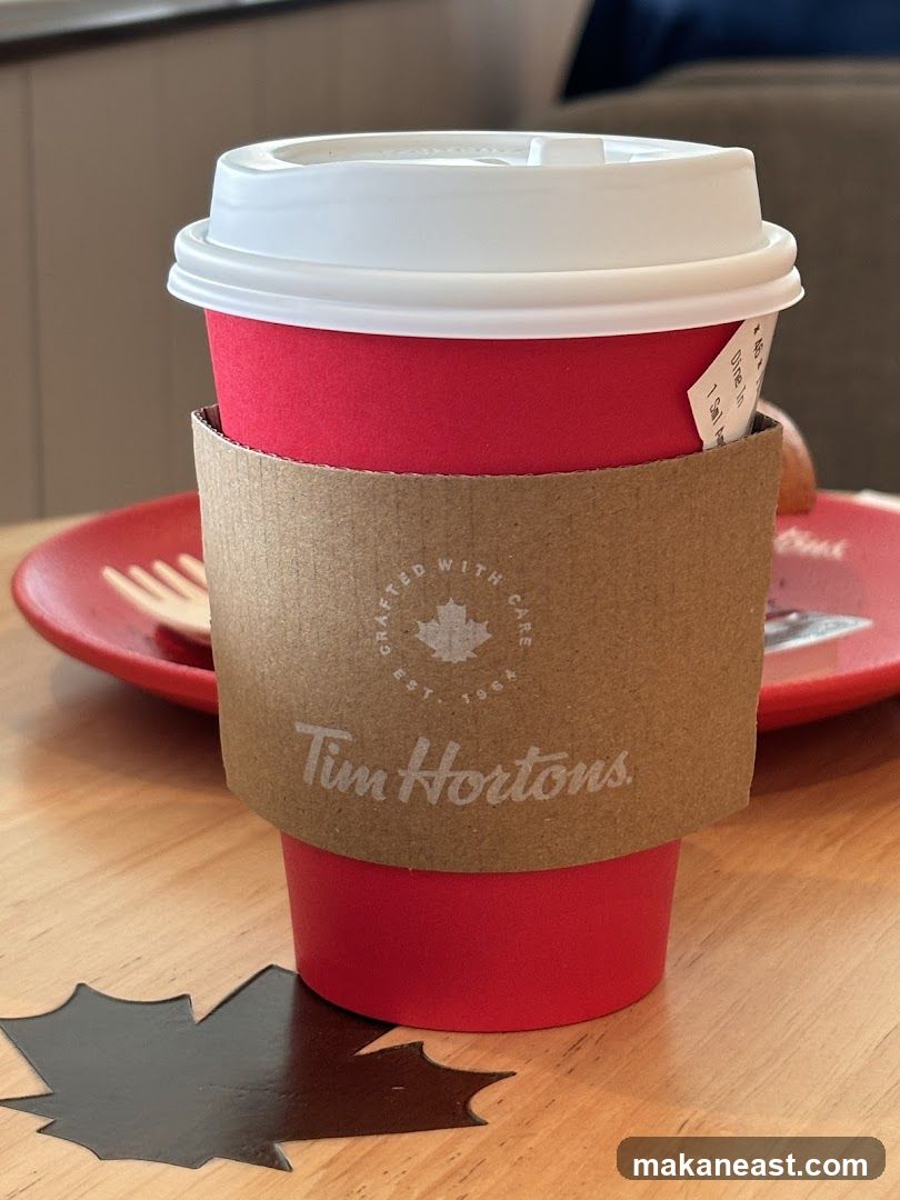 Tim Hortons Coffee Cup