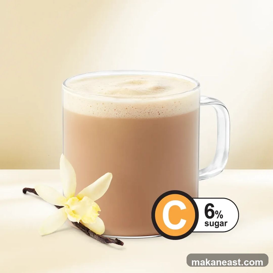 Vanilla Drink with Sugar Information