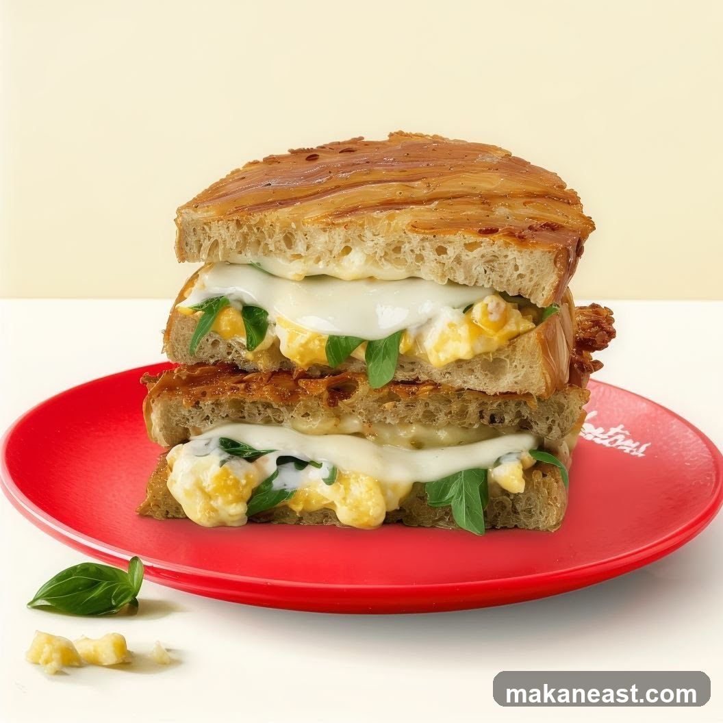 Scrambled Egg and Cheese Sandwich