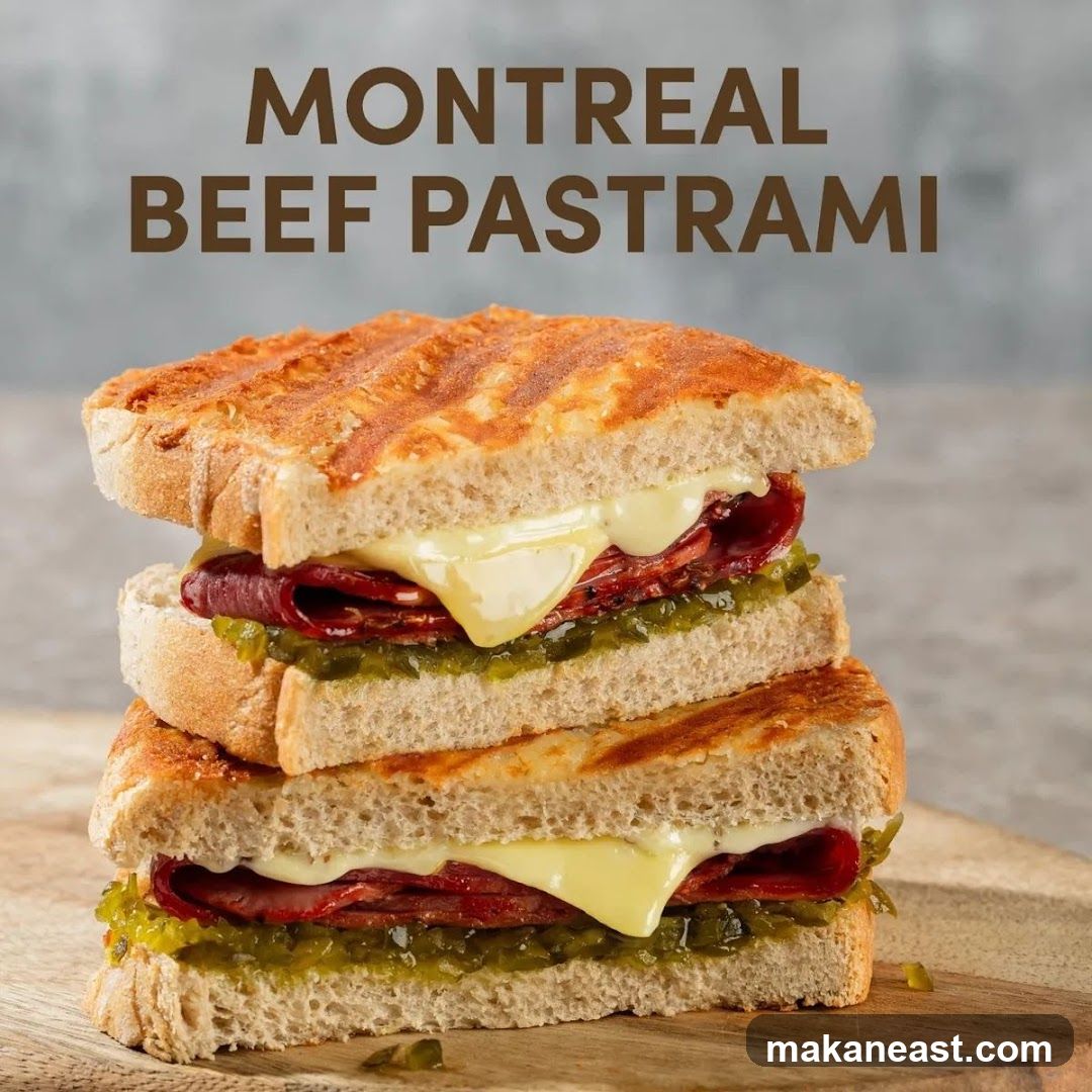 Montreal Beef Pastrami Sandwich