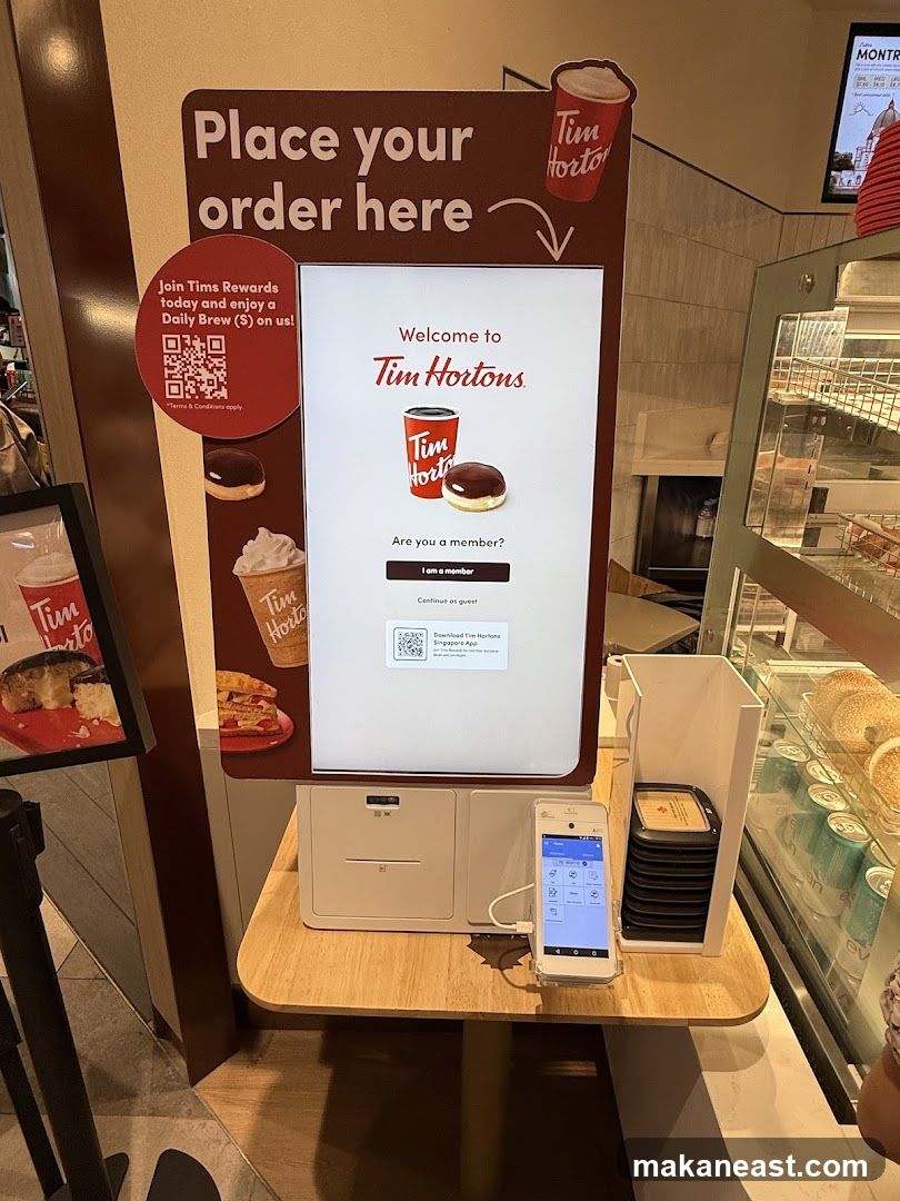 Tim Hortons Self-Order Kiosk