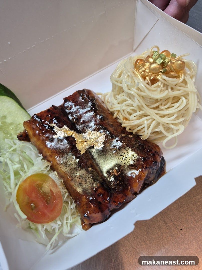 Gourmet Meal in Takeout Box