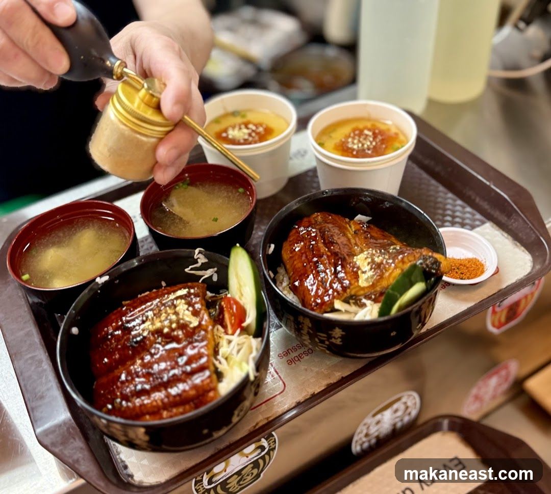 Unagi Donburi Meal
