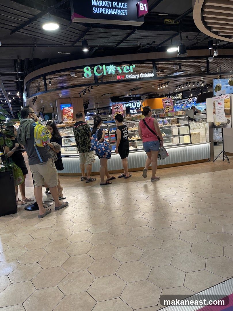 Bakery Counter with Customers