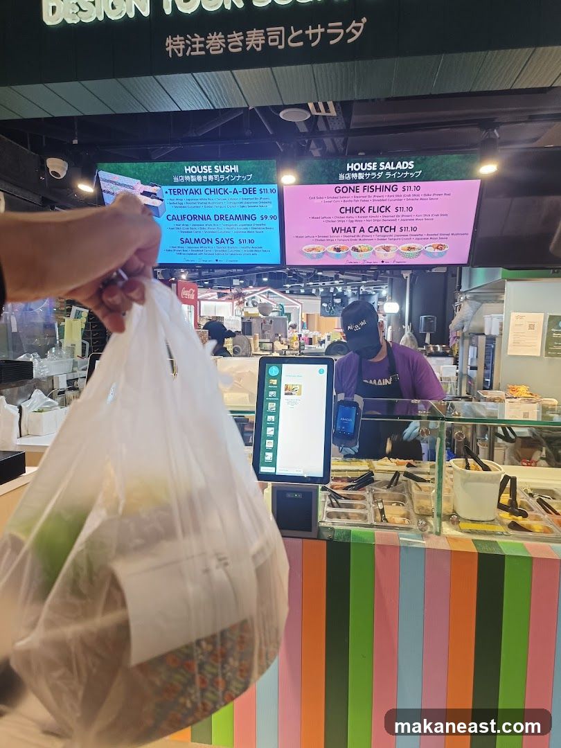 House Sushi and Salads Menu