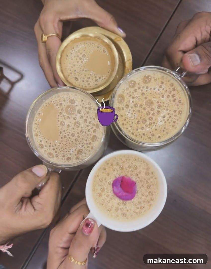 Four cups of tea