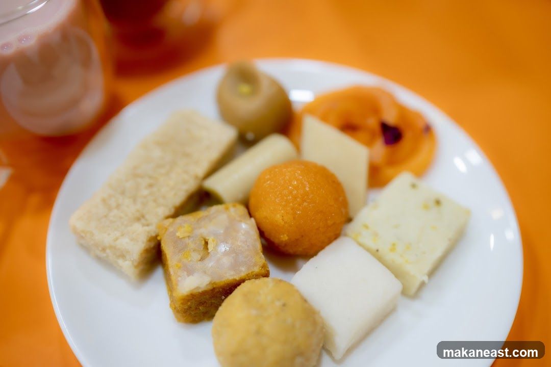 Assortment of Indian Sweets