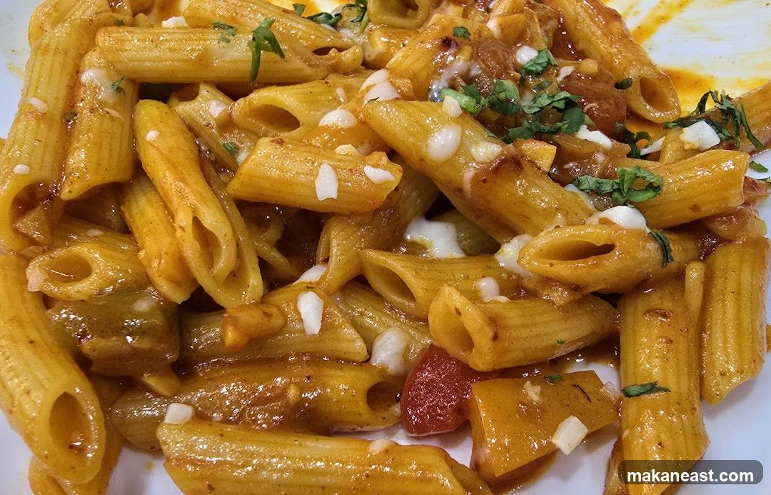 Penne Pasta with Sauce