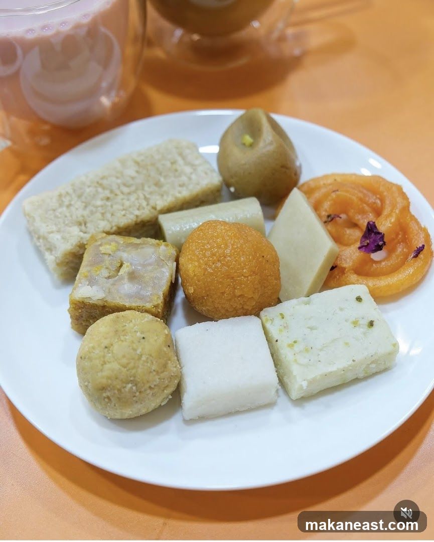 Assortment of Indian Sweets