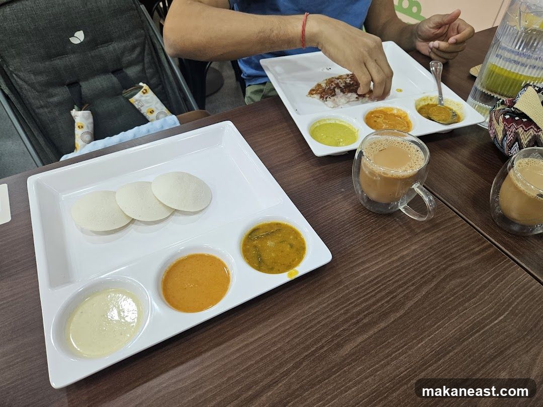 Idli and Tea