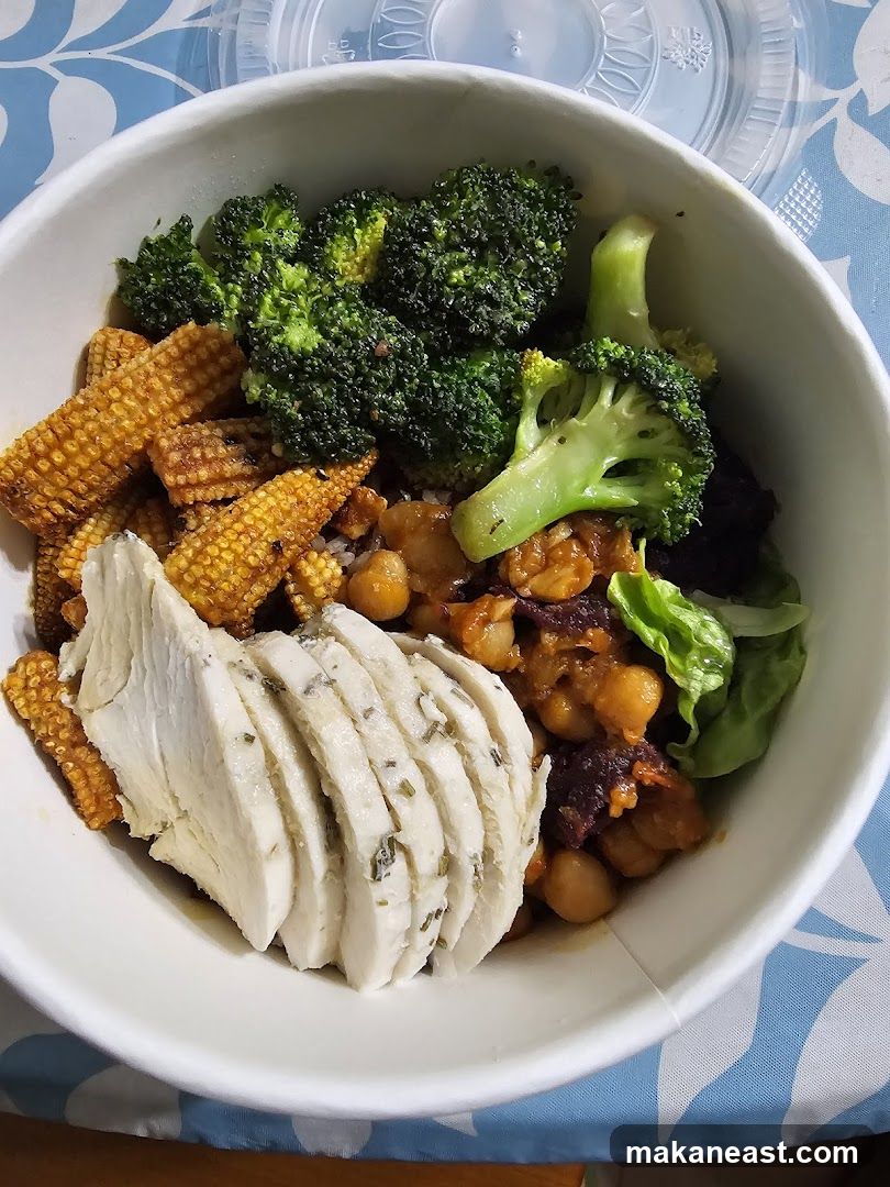 Chicken and Vegetable Bowl